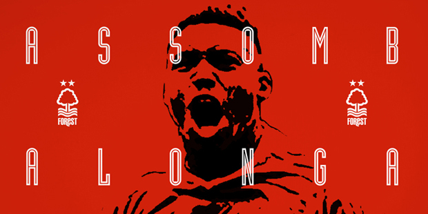 Nottingham Forest Britt Assombalonga Flag Design by Kristian Goddard