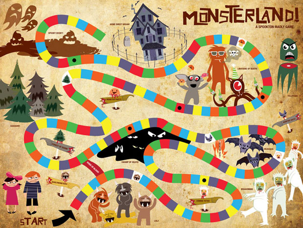 Kat Lamp Monsterland Board