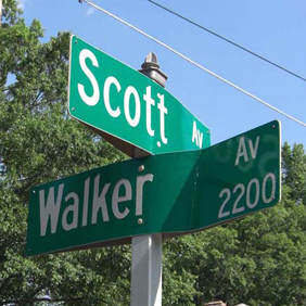 Scott Walker Street Signs