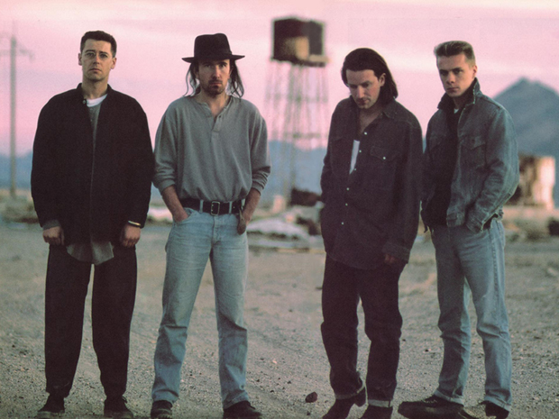 U2 Desert Sunset Portrait by Anton Corbijn