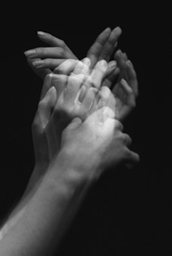 Abstract White Hands