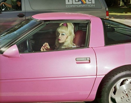 Andrew Bush Drive Pink Car