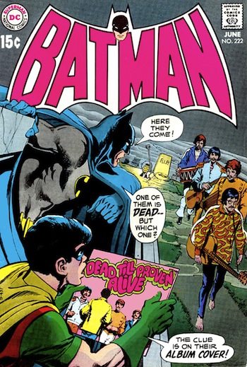 Batman Beatles Comic Book Cover