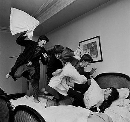 Beatles Pillow Fight