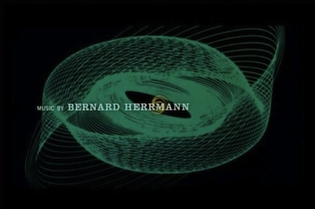 Bernard Herrmann Credit in the Saul Bass Title Sequence of Hitchcock's Vertigo