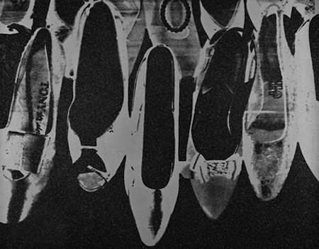 Andy Warhol Black and White Shoes
