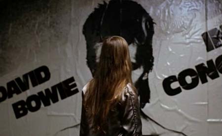 David Bowie Poster in the Movie Christianne F Berlin