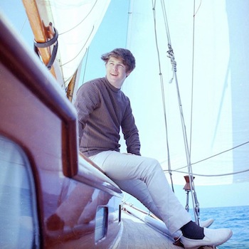 Brian Wilson of The Beach Boys Sailing