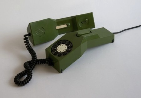 Green Brionvega Phone