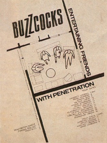 Buzzcocks 'Entertaing Friends' Tour Poster