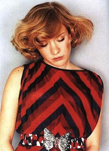 Chloe Sevigny in Red Striped Dress