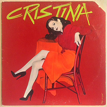 Cristina Twelve Inch Record Cover from the Eighties