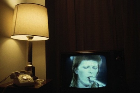 David Bowie on TV Screen