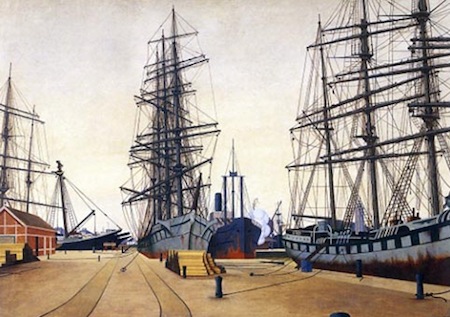 Edward Wadsworth Sail Painting