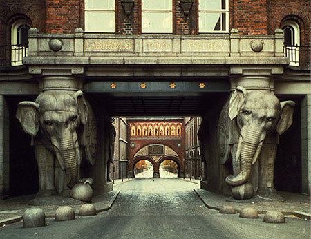 Elephant Sculptures at Brewery