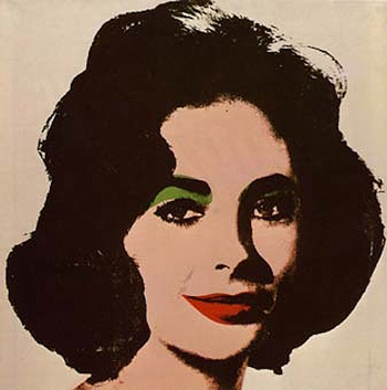 Elizabeth Liz Taylor Andy Warhol Pop Art