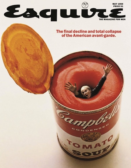 Andy Warhol Esquire Magazine Campbell's Soup Can Cover