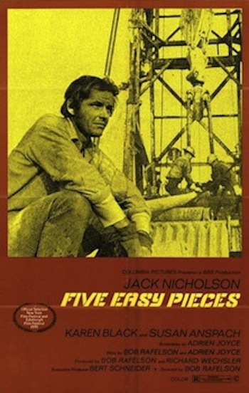 Jack Nicholson Five Easy Pieces Movie Poster 