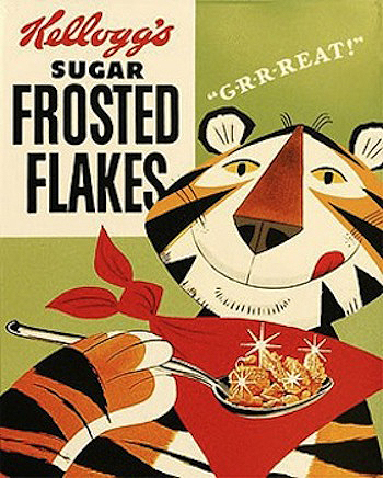 Vintage Frosted Flakes Packaging