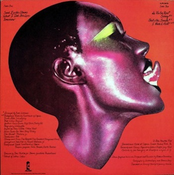 Grace Jones 'Portfolio' Back Cover