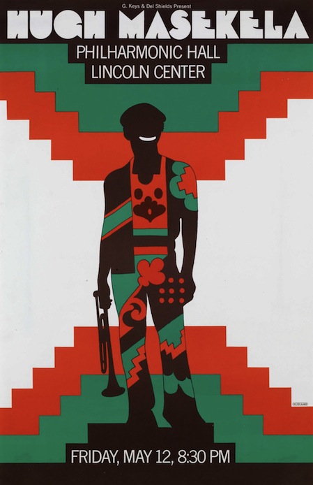 Hugh Masekela Poster by Milton Glaser