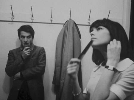 Jean Pierre Leaud and Chantal Goya in Jean-Luc Godard's Masculin Feminin