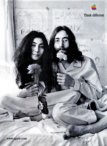John and Yoko Think Different