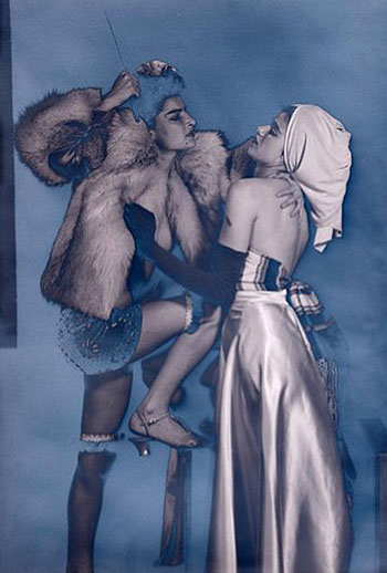 Juliet Browner and Selma Browner Photograph by Man Ray