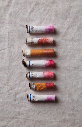 Lipstick Traces on Cigarettes