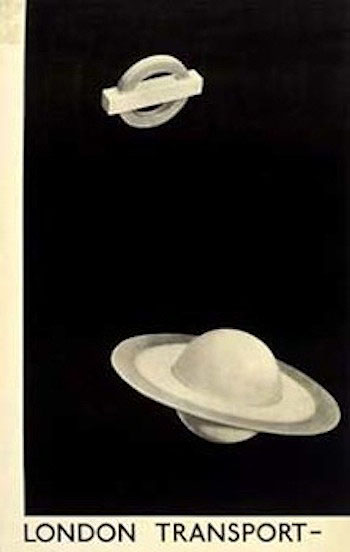 London Transport Poster by Man Ray