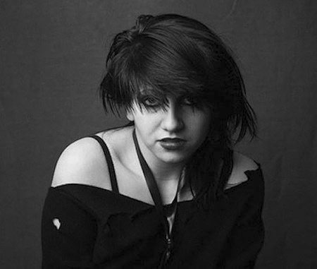 Lydia Lunch Black and White Portrait