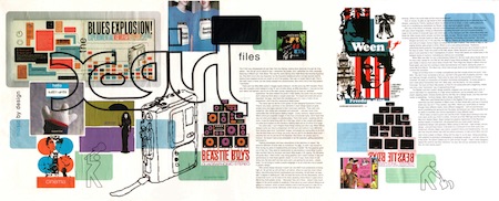 Mike Mills Graphic Design from Ray Gun Magazine