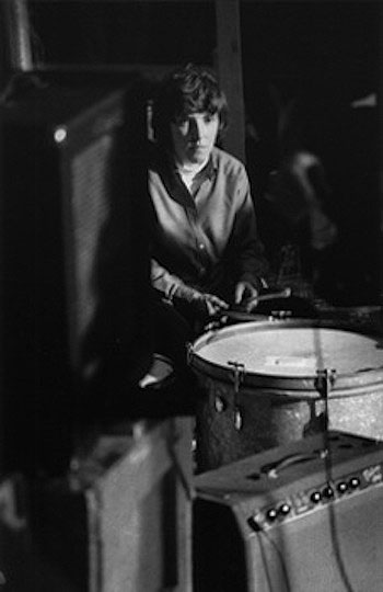 Moe Tucker Playing drums for The Velvet Underground