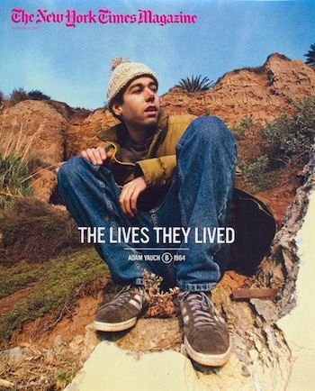 New York Times Adam Yauch Magazine Cover by Glen E Friedman
