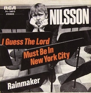 Harry Nilsson 'I Guess The Lord Must Be In New York City' Record Cover