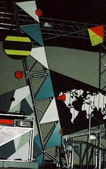 OMD Dazzle Ships Stage Set