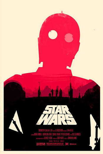 Olly Moss Star Wars A New Hope Poster