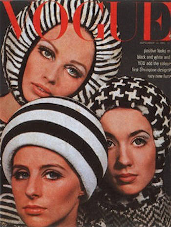 Vogue Magazine Op Art Sixties Cover