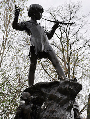Peter Pan Statue in Hyde Park, London