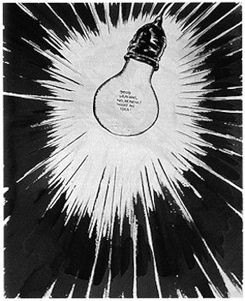 Raymond Pettibon Lightbulb