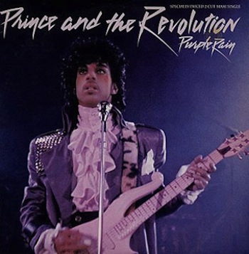 Prince and the Revolution 'Purple Rain' Maxi Single Cover