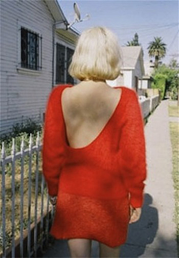 Girl in Red Dress