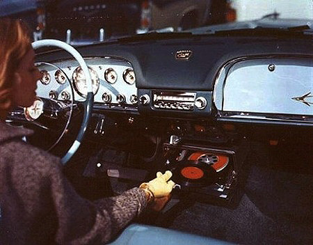 Sixties In Car Record Player