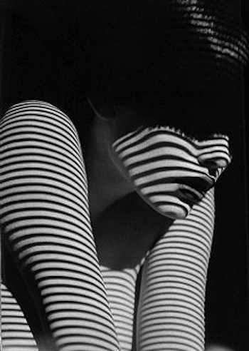 Sixties Stripes and Light Girl