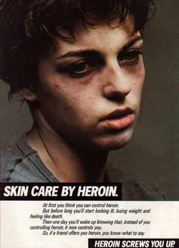 Skin Care by Heroin Poster