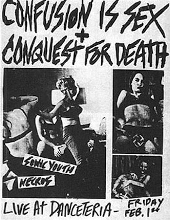 Sonic Youth Confusion Is Sex Flyer