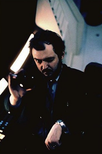Stanley Kubrick on the Set of 2001 A Space Odyssey