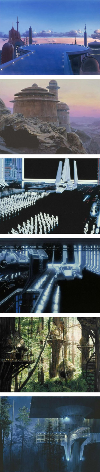 Star Wars Matte Paintings