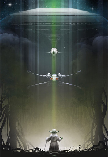 Star Wars 'The Empire Strikes Back' Poster by Andy Fairhurst