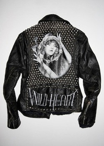 Stevie Nicks "Wild Heart" Studded Leather Biker Jacket